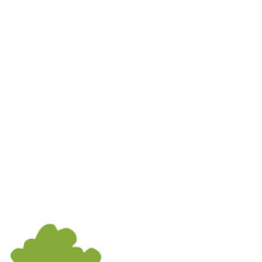 Green Bush Illustration