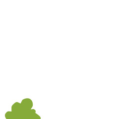 Green Bush Illustration