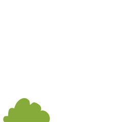 Green Bush Illustration