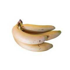 bananas on a white background