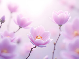 Obraz premium Colorful flower graphic poster PPT background, abstract flower computer wallpaper background