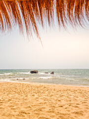 Landscape in a beach in Hammamet, Tunisia