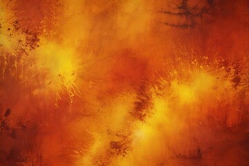Abstract fiery texture, glowing red-orange-yellow grunge background, power, intense, illustration