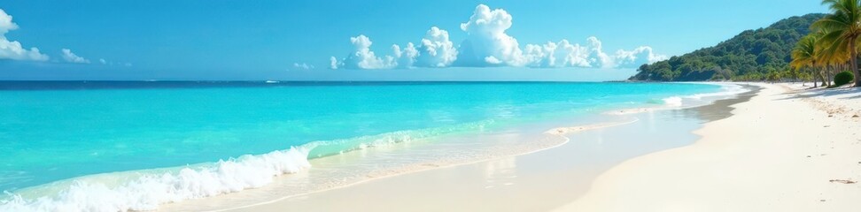 Crystal Clear Turquoise Water Laps