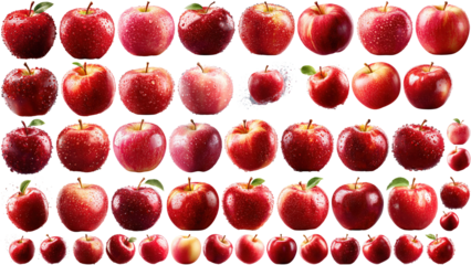 Set of Apple floating png 1