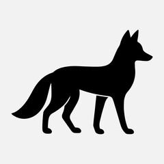 vector illustration of wolf
