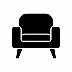 Chair And Sofa Vector silhouette free download.