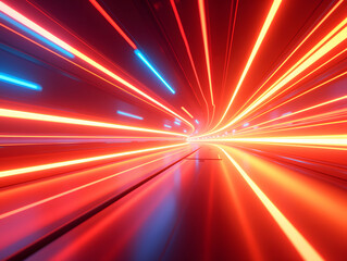 Obraz premium Colorful light flow effect background