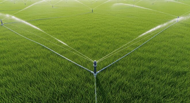 Automated agricultural irrigation system for optimal crop watering and resource management