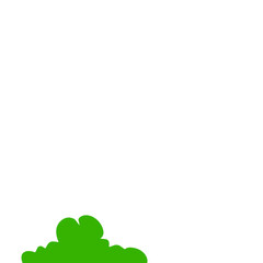 Fototapeta premium Green Bush Illustration