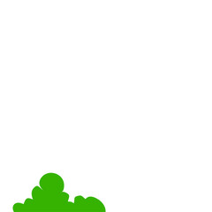 Green Bush Illustration