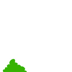 Green Bush Illustration