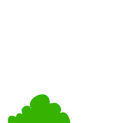 Green Bush Illustration