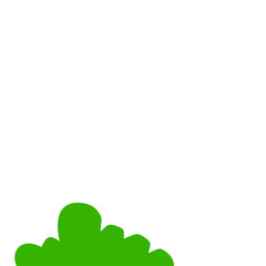 Fototapeta premium Green Bush Illustration