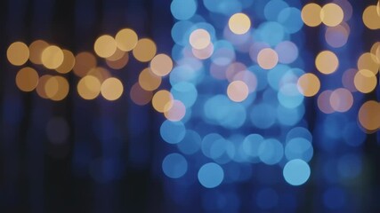 Festive bokeh lights create a magical and enchanting atmosphere for holiday events