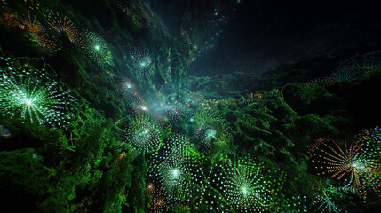 意識の森を彷徨う｜キノコと古代遺跡が共鳴するサイケデリック神話世界4K