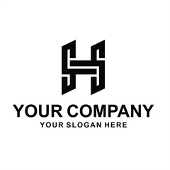 The initials H, SH, HS or HSH are very suitable for use for logos and brand identities