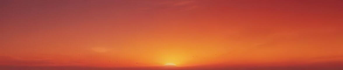 Naklejka premium Abstract fiery sunset blur, vibrant red orange gradient, smooth, energy, abstract