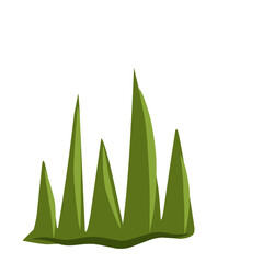 Green grass isolated,grass illustration,minimalist grass vector,hand drawn leaves, flat meadow illustration