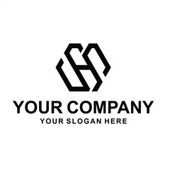 The initials H, SH, HS or HSH are very suitable for use for logos and brand identities