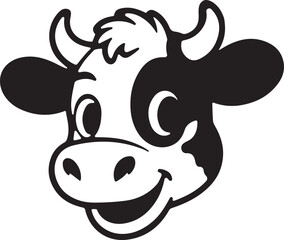 Fototapeta premium cow, bovine, cattle, animal, mammal, agriculture, farm, livestock, dairy, horns, ears, face, profile, head, nature,