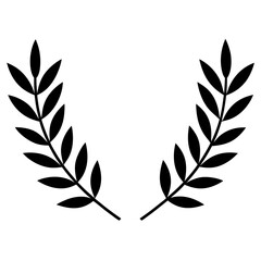 laurel wreath vector illustration