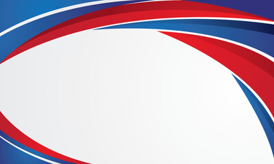 Modern red and blue abstract white background design