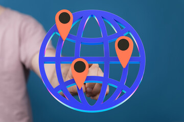 High-quality image depicting global connectivity and worldwide reach.