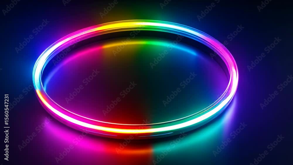 Poster abstract colorful background with circles