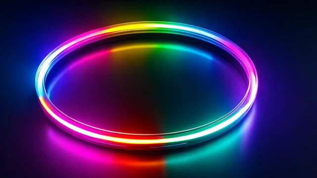 abstract colorful background with circles