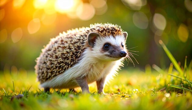 hedgehog in the grass