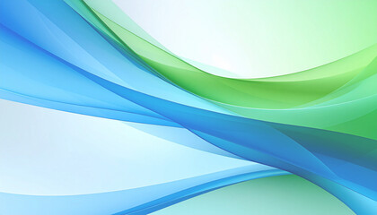 Fototapeta premium Abstract overlay background, curved wave shape with a blue and green. AI