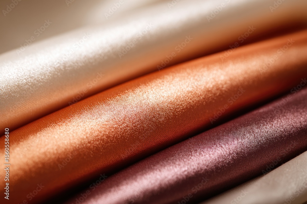 Poster elegant folds of luxurious fabric showcasing a harmonious blend of gentle textures and soft gradient