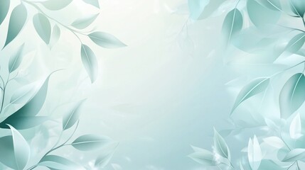 Delicate Pastel Leaves