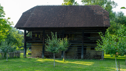 Fototapeta premium old house in Kumrovec Croatia