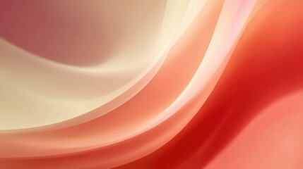 Soft Flowing Waves of Colorful Textures in Warm Tones