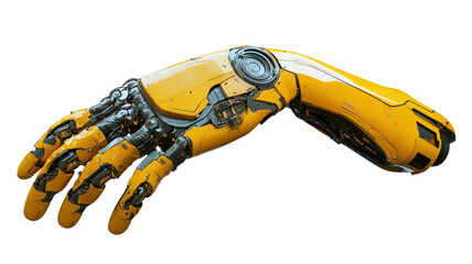 Sharp yellow fishing hook isolated on white background
