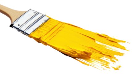 Paint brush vector illustration isolated on white background