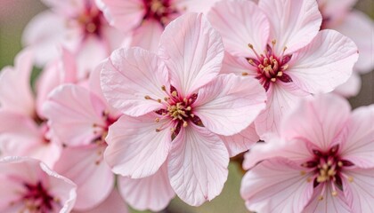 Fototapeta premium Purple flowers blooming in natural setting during springtime 