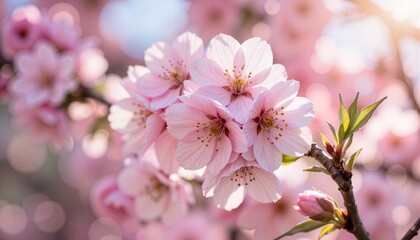 Obraz premium Purple flowers blooming in natural setting during springtime 