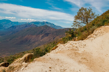 Scenic view of mountain landscapes against sky in West Pokot, Kenya 