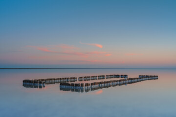 A famous place at Lake Elton in Russia