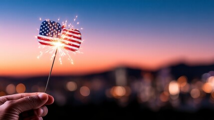 USA are celebrate 4th of July. Nation observes independence day holiday festive occasion patriotic spirit freedom liberty celebration joy.
