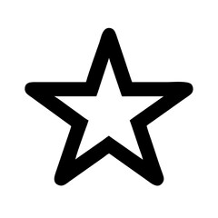 Shiny Gold Star Icon Rating, Favorite, Review
