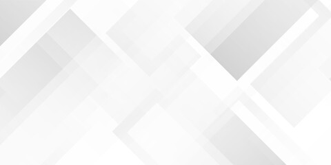 Modern white square shape with futuristic concept background abstract