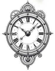 antique clock face