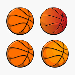 Obraz premium basketball logo background