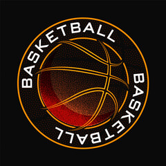 basketball logo background