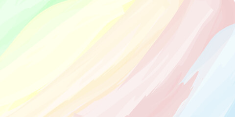 Pastel Watercolor Background with Soft Abstract Waves
