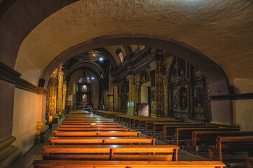 Santo Domingo de Guzman Church, interior, San Cristobal de las Casas, Mexico